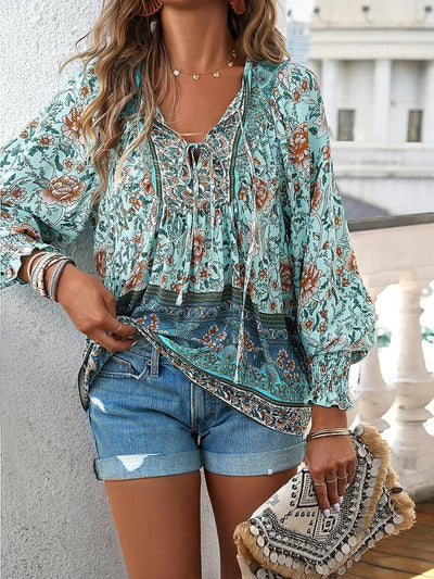 Cassidy – Boho Peasant Blouse