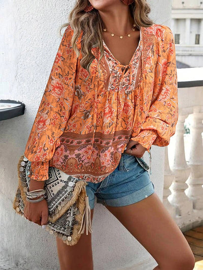 Cassidy – Boho Peasant Blouse