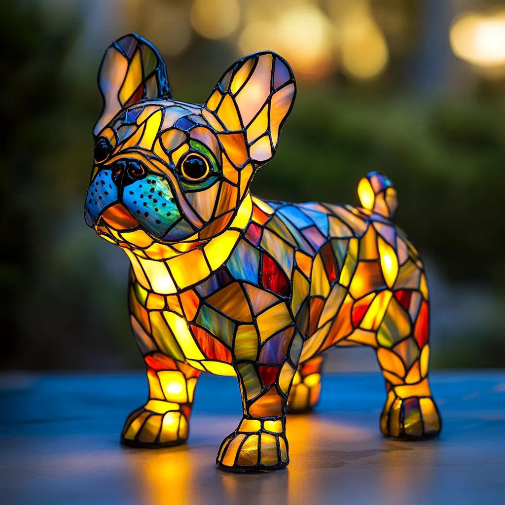 Ljusande hund – Handgjord lampa fylld av kärlek och minnen