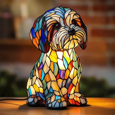 Ljusande hund – Handgjord lampa fylld av kärlek och minnen