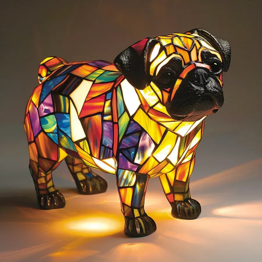 Ljusande hund – Handgjord lampa fylld av kärlek och minnen