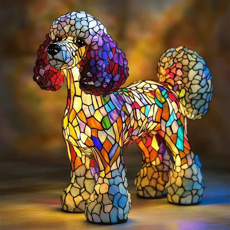 Ljusande hund – Handgjord lampa fylld av kärlek och minnen