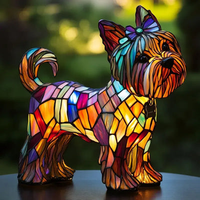 Ljusande hund – Handgjord lampa fylld av kärlek och minnen