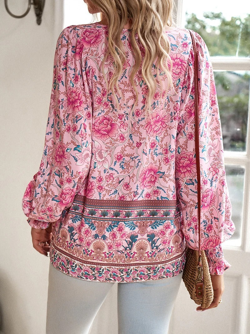 Cassidy – Boho Peasant Blouse