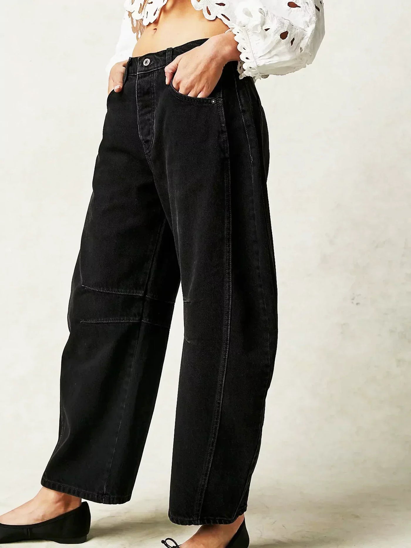 Aveline™ | Chic Barrel Jeans