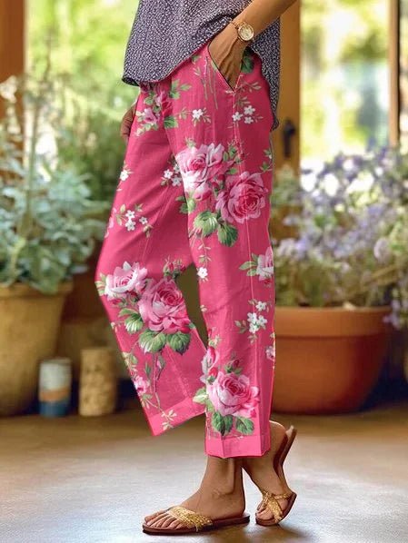 Seraphine™ | Blommiga Boho Byxor